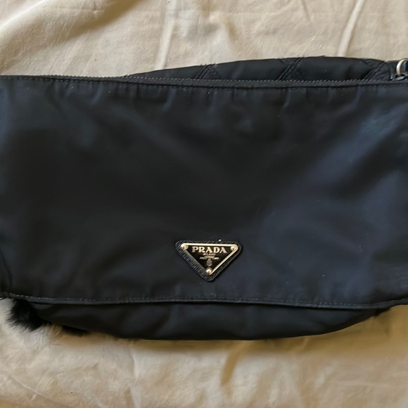 Prada Nylon/Fur cross body - Picture 1 of 4